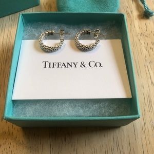 Tiffany & Co. Somerset Mesh Hoop Earrings